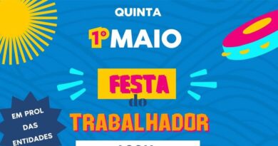 “Festa do Trabalhador” será dia 1º de maio e em prol de várias entidades
