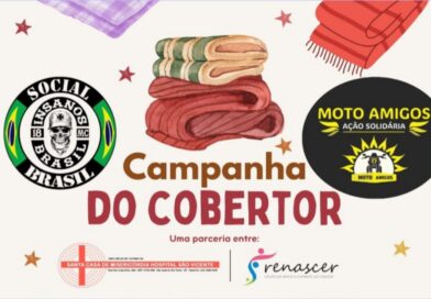 “Campanha do Cobertor” arrecada doações de cobertores e mantas à Santa Casa