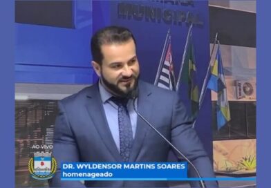 Dr. Wyldensor Martins Soares recebeu o Título de Cidadão Rio-Pardense