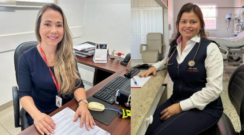 Enfermeiras Alexsandra S. Cunha e Michele A. Ferreira serão homenageadas pelo “Dia da Mulher” na Câmara