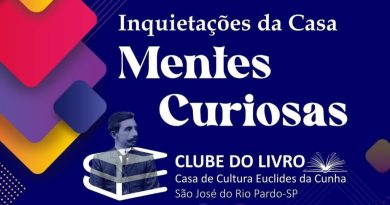 “Clube do Livro” prevê leituras, discussões e inquietações às mentes curiosas na Casa Euclidiana