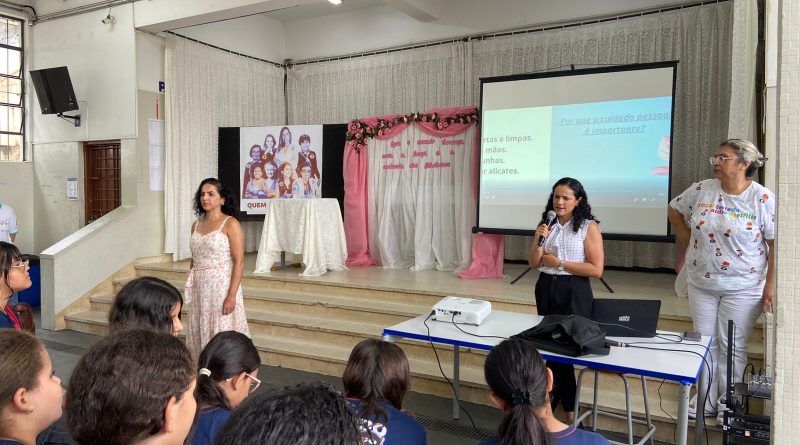 Higiene Pessoal foi tema de palestra ao Dia da Mulher na E.E. “Dr. Cândido Rodrigues”