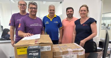 Rotary Oeste faz doação de 70 aparelhos (pressão arterial aneroide e oxímetros digitais) à Santa Casa