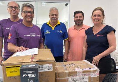 Rotary Oeste faz doação de 70 aparelhos (pressão arterial aneroide e oxímetros digitais) à Santa Casa