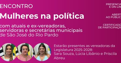 Especial a Elas: Câmara promove Encontro “Mulheres na Política” nesta segunda, 23/03