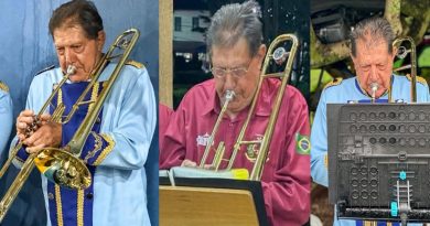 Oscar Roque Simão é homenageado pela “Banda”: 84 anos e mais de 60 dedicados à Corporação