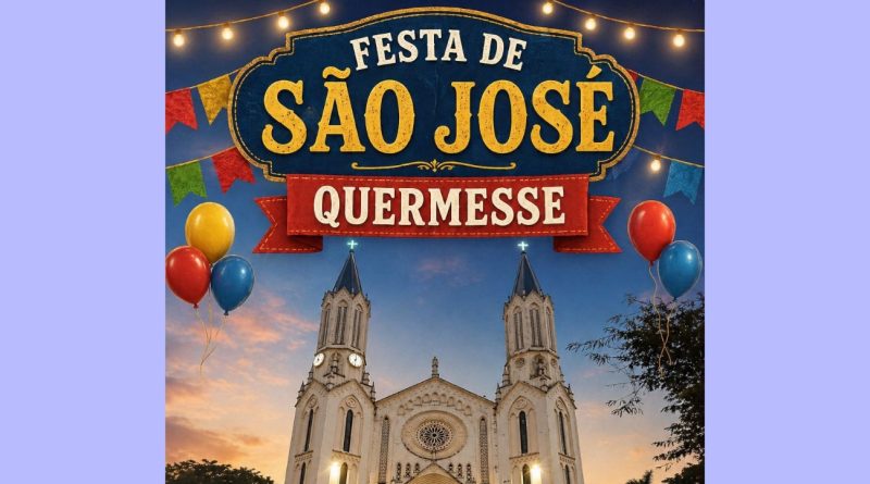 Festa de São José: Quermesse na Matriz inicia sexta, dia 01/05