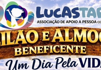 Associação Lucas Tapi promove Almoço e Leilão Beneficentes dia 12/04 no ‘Barretinho’