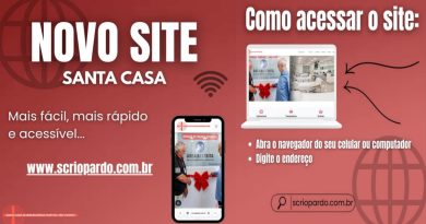 Santa Casa Hospital São Vicente apresenta novo site institucional