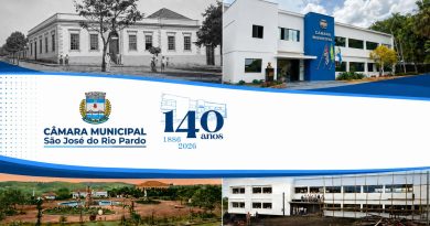 Sessão Solene comemorativa aos 140 anos da Câmara Municipal será nesta quinta, 14, às 19h00