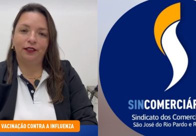 Sindicato dos Comerciários promoverá vacinação contra a Influenza dia 25/05 em sua sede