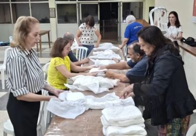 Rotary Club (Centro) produziu e entregou mais 560 fraldas neste mês de junho