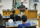 Barbeiro Eduardo Ramos ministrou palestra “Vida Sim, Droga Não” aos Jovens Aprendizes do Senac