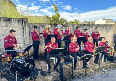 Corporação Musical inicia Projeto “Música Educa” com apresentações nas escolas
