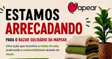 Vamos doar? MAPEAR arrecada doações para realização de Bazar Solidário