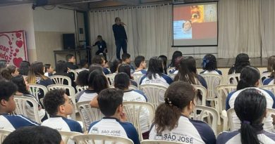 Ação de combate ao tabagismo foi promovida a jovens alunos da EMEB “Profª Stella Maris (CAIC)