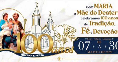 100 anos de fé: Festa em louvor à Nossa Senhora do Desterro será em agosto em Casa Branca