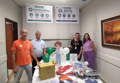 Biossegurança, EPIs, Saúde Mental, Ergonomia: Temas foram abordados na XVI SIPAT da Santa Casa