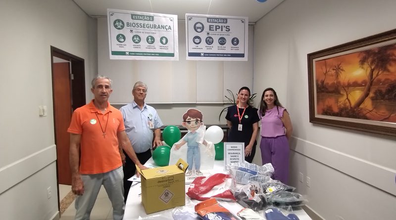 Biossegurança, EPIs, Saúde Mental, Ergonomia: Temas foram abordados na XVI SIPAT da Santa Casa