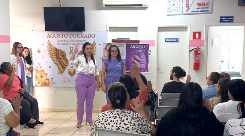 Agosto Lilás e Dourado: Unidade Gestora, Saúde da Mulher e UNIP promoveram ações às Campanhas