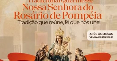 Em setembro: Paróquia Nossa Senhora do Rosário de Pompeia convida à tradicional Quermesse