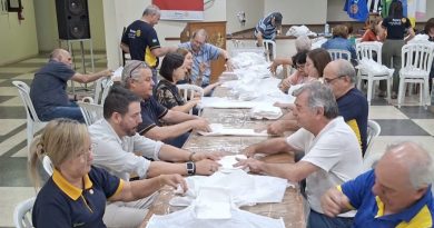 Rotary Club (Centro) conclui a produção de mais 900 fraldas geriátricas para doações