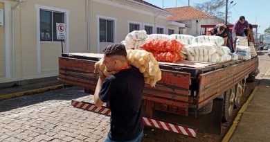 Santa Casa Hospital São Vicente recebeu a doação de 6.300 quilos de alimentos