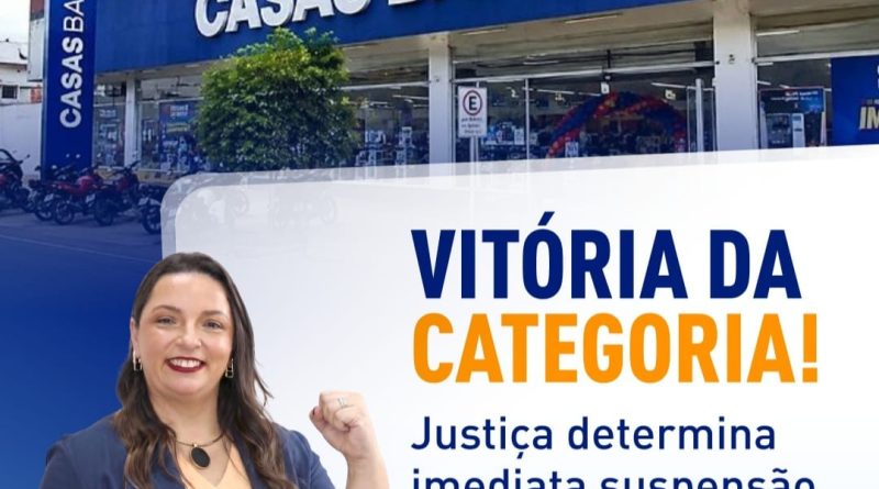 Sincomerciários (S.J.Rio Pardo e Região) comenta sobre determinação judicial à imediata suspensão das demissões nas Casas Bahia