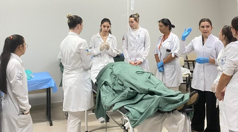 UNIP/Rio Pardo promoveu simulação realística – “IMV” junto aos cursos de Medicina e Enfermagem