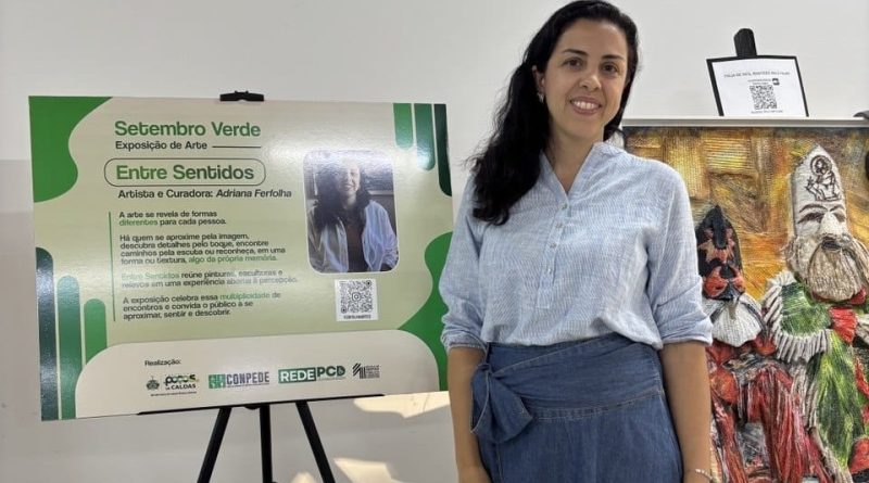 Artista Plástica Adriana Ferfolha apresenta a exposição “Entre Sentidos” em Poços de Caldas