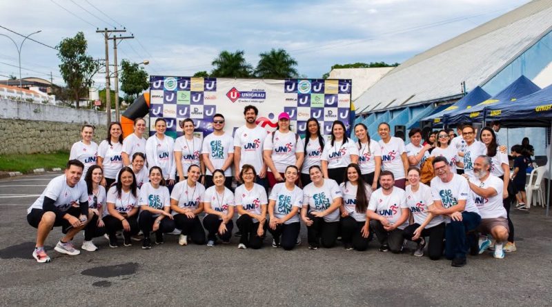 Colégio Unigrau promoveu o 1º UniRunners reunindo alunos, famílias, comunidade escolar e atletas