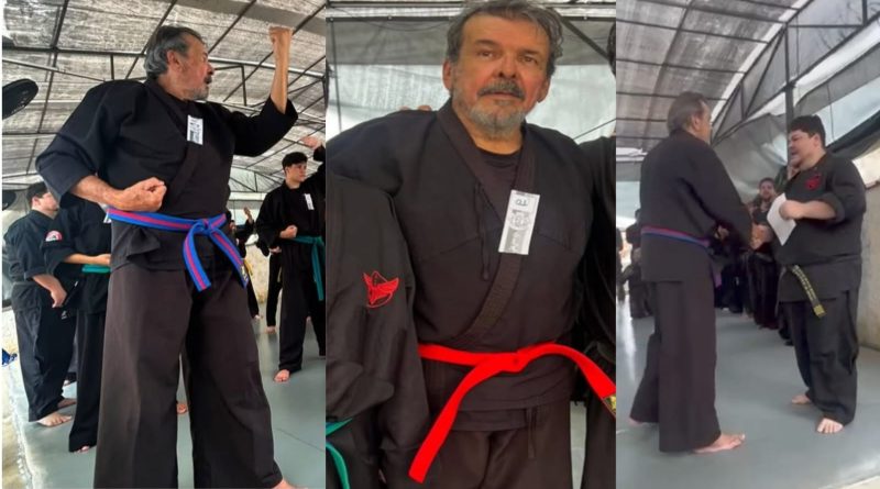 Exemplo no esporte: Aos 74 anos, Sérgio Flausino se torna instrutor de Hapkido ao conquistar a Faixa Vermelha