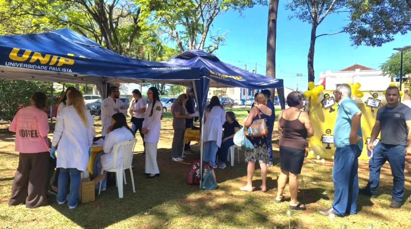 Medicina e Enfermagem da UNIP junto ao CAPS promoveram ações do “Setembro Amarelo”