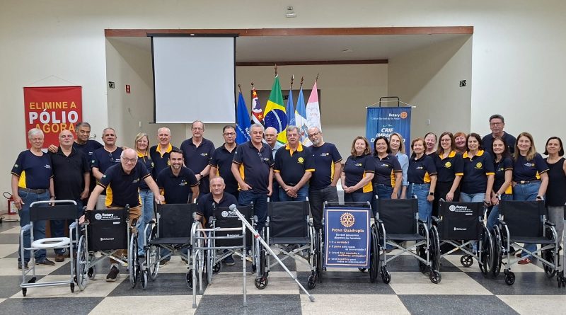 Banco Ortopédico: Rotary Club adquire equipamentos com valores arrecadados na “Feijoada Solidária”